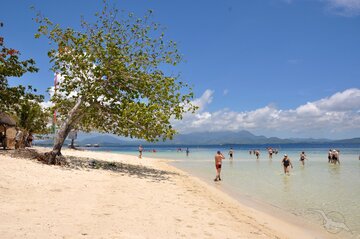 Strand auf Puerto Princesa, Philippinen