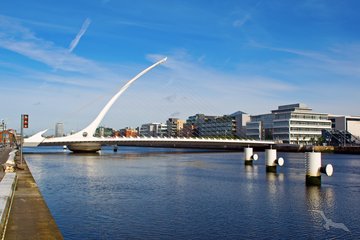Samuel Beckett Brücke in Dublin, Irland