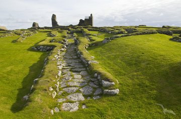 Ruinen der Siedlung Jarlshof, Schottland