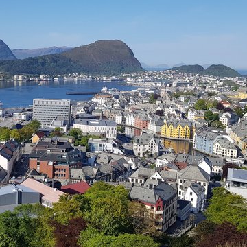 Blick auf Alesund