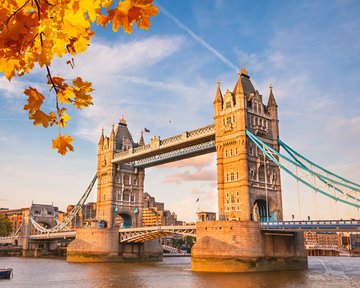 Tower Bridge in London, England