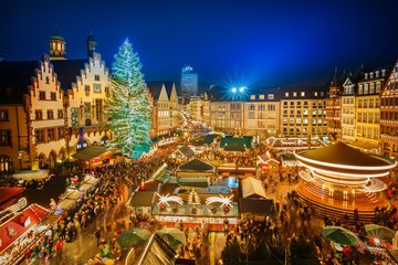 Weihnachtsmarkt in Frankfurt am Main, Deutschland