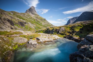 Trollgipfel in der Nähe von Andalsnes, Norwegen