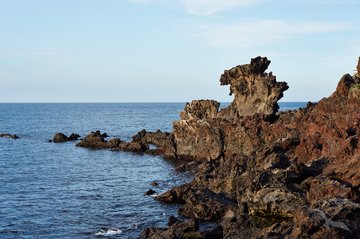 Drachenfels in Jeju,Südkorea