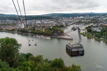 Koblenz, Seilbahn zur Festung Ehrenbreitstein