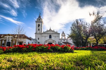 Kirche und Friedhof in  La Recoleta, Argentinien