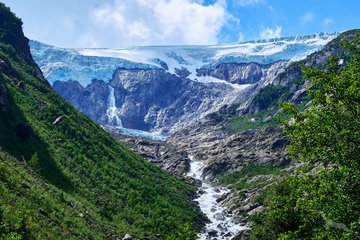 Gletscher Folgefonna, Norwegen