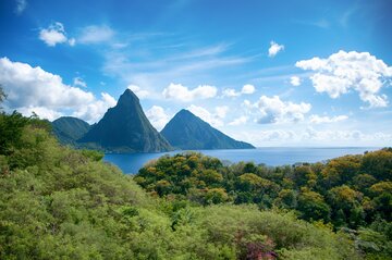 Schutzgebiet Pitons auf St. Lucia