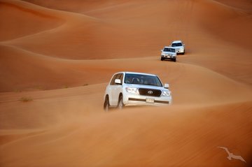 Jeepsafari durch rote Sandwüste