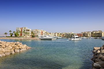 Hafen im Marina Park, Jordanien