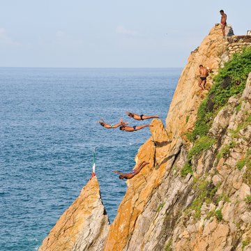 Felsenspringer von Acapulco, Mexiko