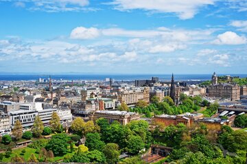Blick auf Edinburgh
