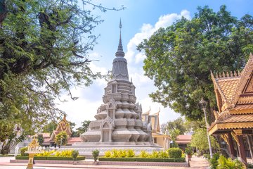 Silberpagode in Phnom Penh, Kambodscha