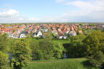 Panoramaaufnahme von Fredericia, Dänemark