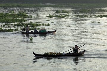 Fischer im Mekong-Delta, Vietnam