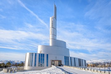 Nordlichtkathedrale in Alta, Norwegen
