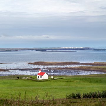 Kapelle in Álftafjörður, Island