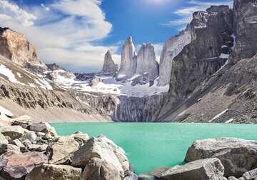 Die Bergwelt des Torres del Paine Nationalpark, Chile