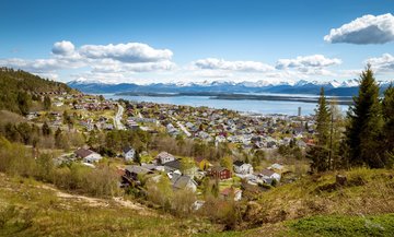 Panorama von Molde, Norwegen