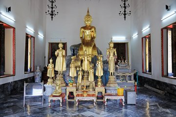 Buddhas im Wat Pho Tempel in Bangkok, Thailand