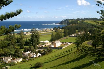 Denkmalgeschützte Häuser, Norfolkinsel, Australien