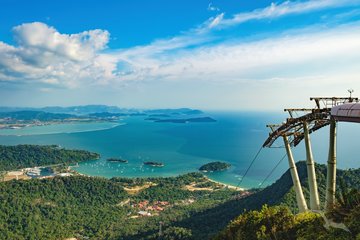 Seilbahnfahrt am Mat Cincang, Langkawi, Malaysia