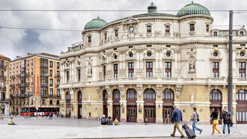 Zentrum von Bilbao, Spanien