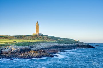 Herkulesturm in A Coruna, Spanien