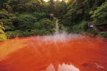Beppu, Heiße Quellen