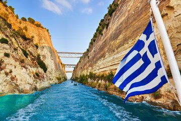 Kanal von Korinth, Griechenland