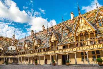 Hôtel Dieu in Beaune, Frankreich