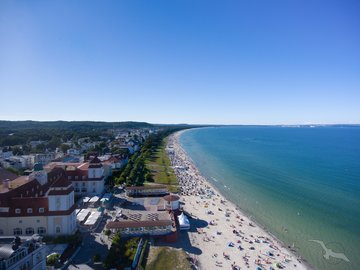 Strand und Küste bei Binz, Rügen, Deutschland