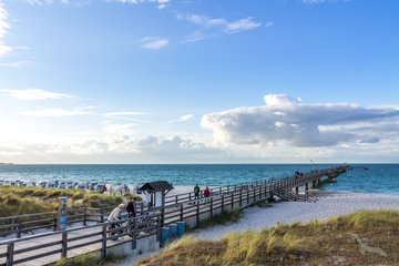 Strandpromenade  von Prerow, Deutschland