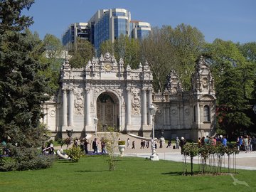 Dolmabahçe Palast in Istanbul, Türkei