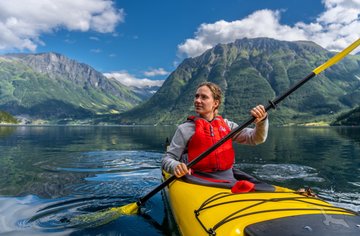 Kajakfahren im Nordfjord