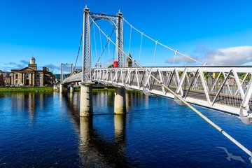 Brücke in Inverness, Schottland