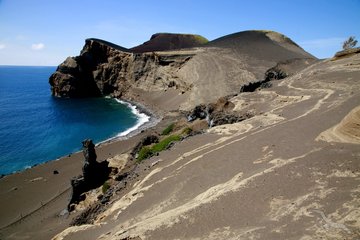 Vulkan Capelinhos, Faial, Azoren