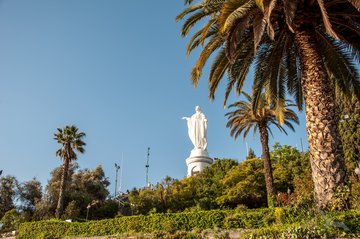 Marienstatue in Santiago de Chile, Chile