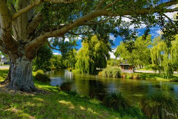 Landschaft in Christchurch, Neuseeland