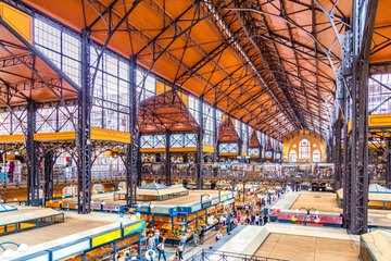 Markthalle in Budapest, Ungarn