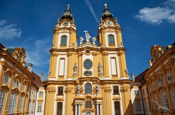 Benedik­tiner­stift in Melk, Österreich