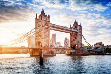 Tower Bridge in London, England