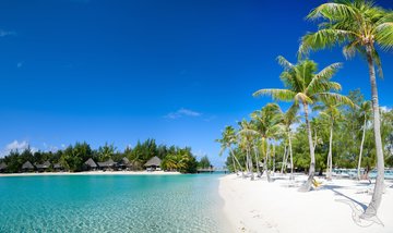 Strand von Bora Bora, Französisch-Polynesien