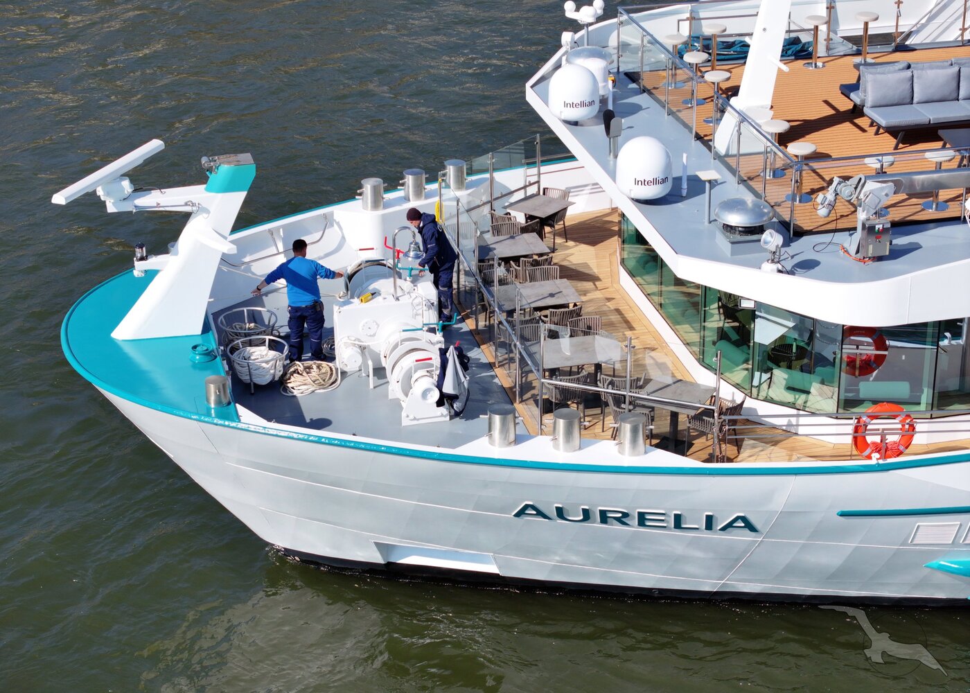 MS Aurelia auf dem Rhein
