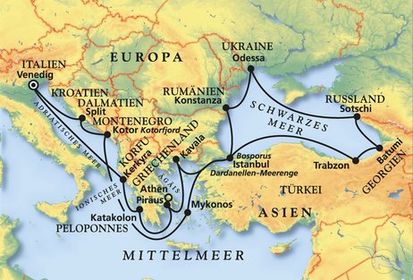 Europa grenze türkei asien Wo ist