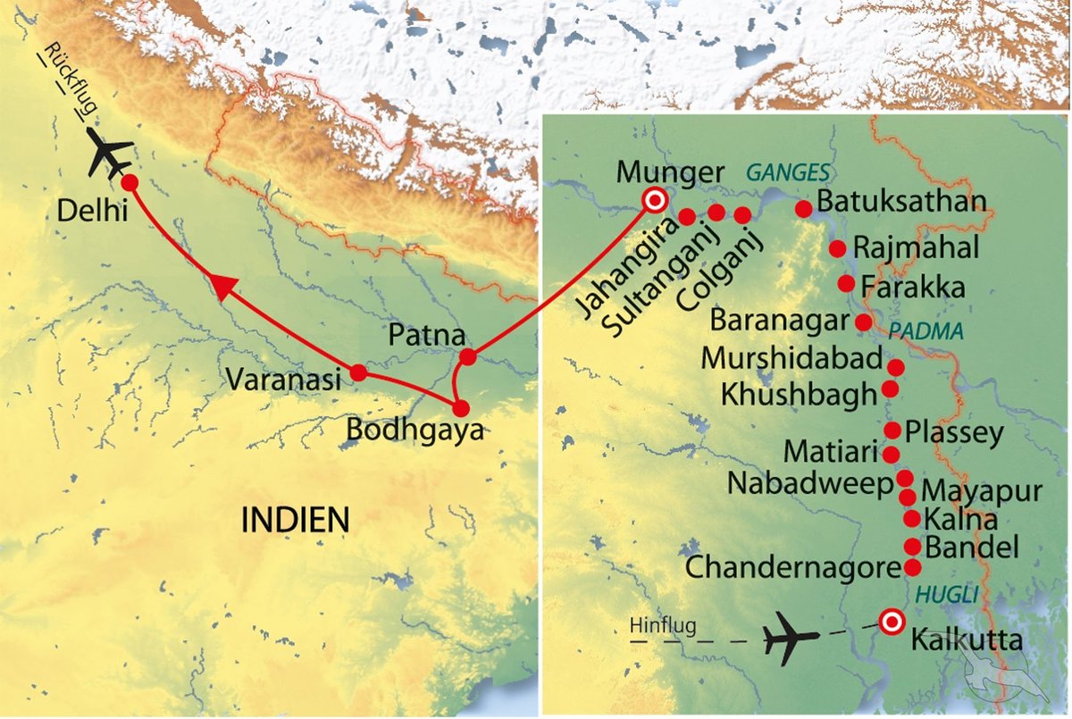 Ganges Indien Exklusiv Kreuzfahrt Mit Rajmahal