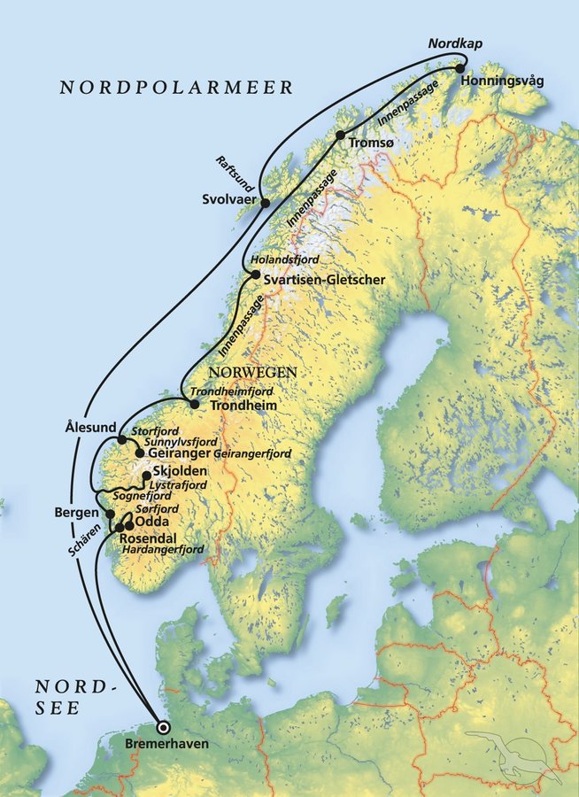 Zum Nordkap Mit Der Mein Schiff 1 5 Honningsvag