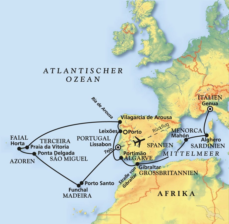 Azoren Madeira Und Portugal Kreuzfahrt Mit Amera