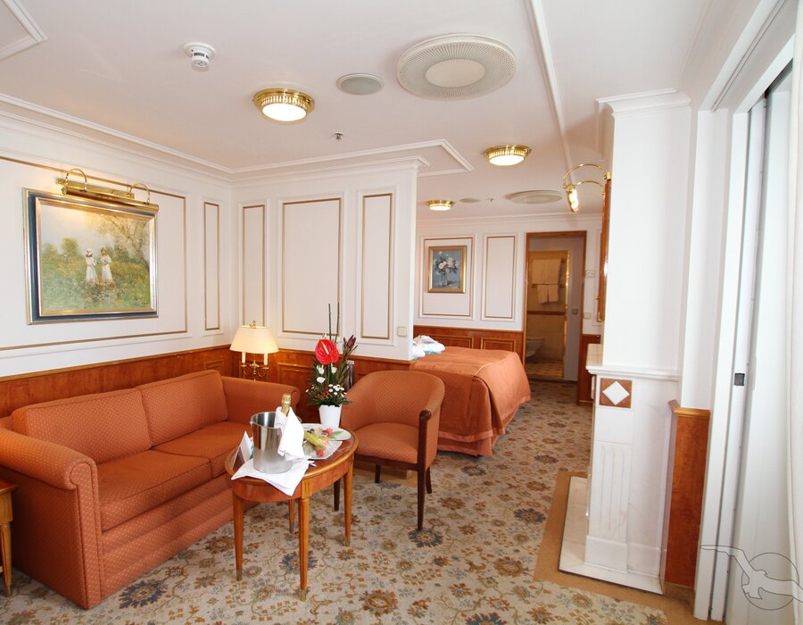 Kabine der Kategorie V, MS Deutschland