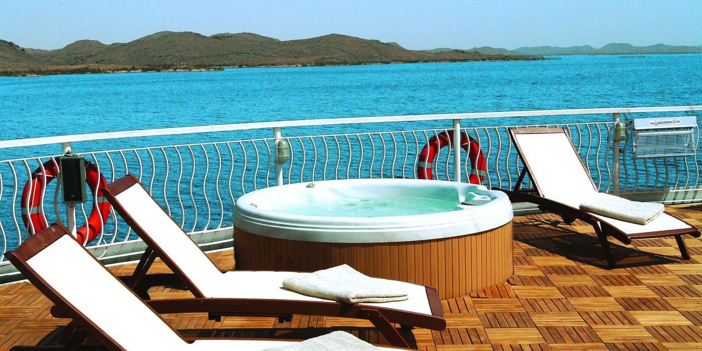 Sonnendeck Nilschiff MS Steigenberger Minerva